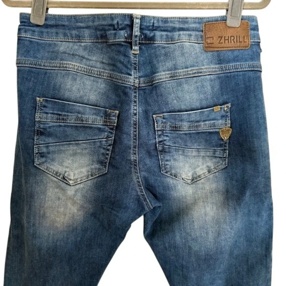 ZHRiLL Designer Turkish Denim Slim Fit Jeans | Size 27 (29) |‎ Button Fly